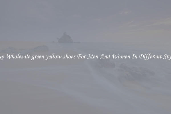 Buy Wholesale green yellow shoes For Men And Women In Different Styles