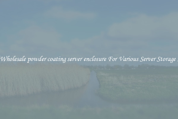 Solid Wholesale powder coating server enclosure For Various Server Storage Needs