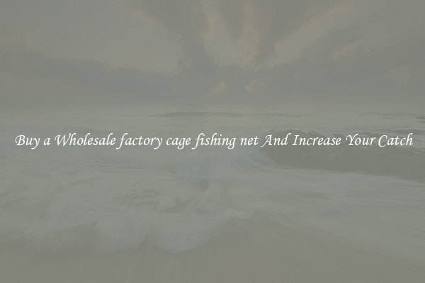 Buy a Wholesale factory cage fishing net And Increase Your Catch